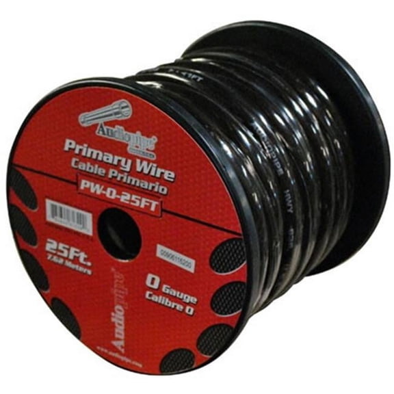 Audiopipe PW025BK Power Wire Audiopipe 0ga. 25 Black