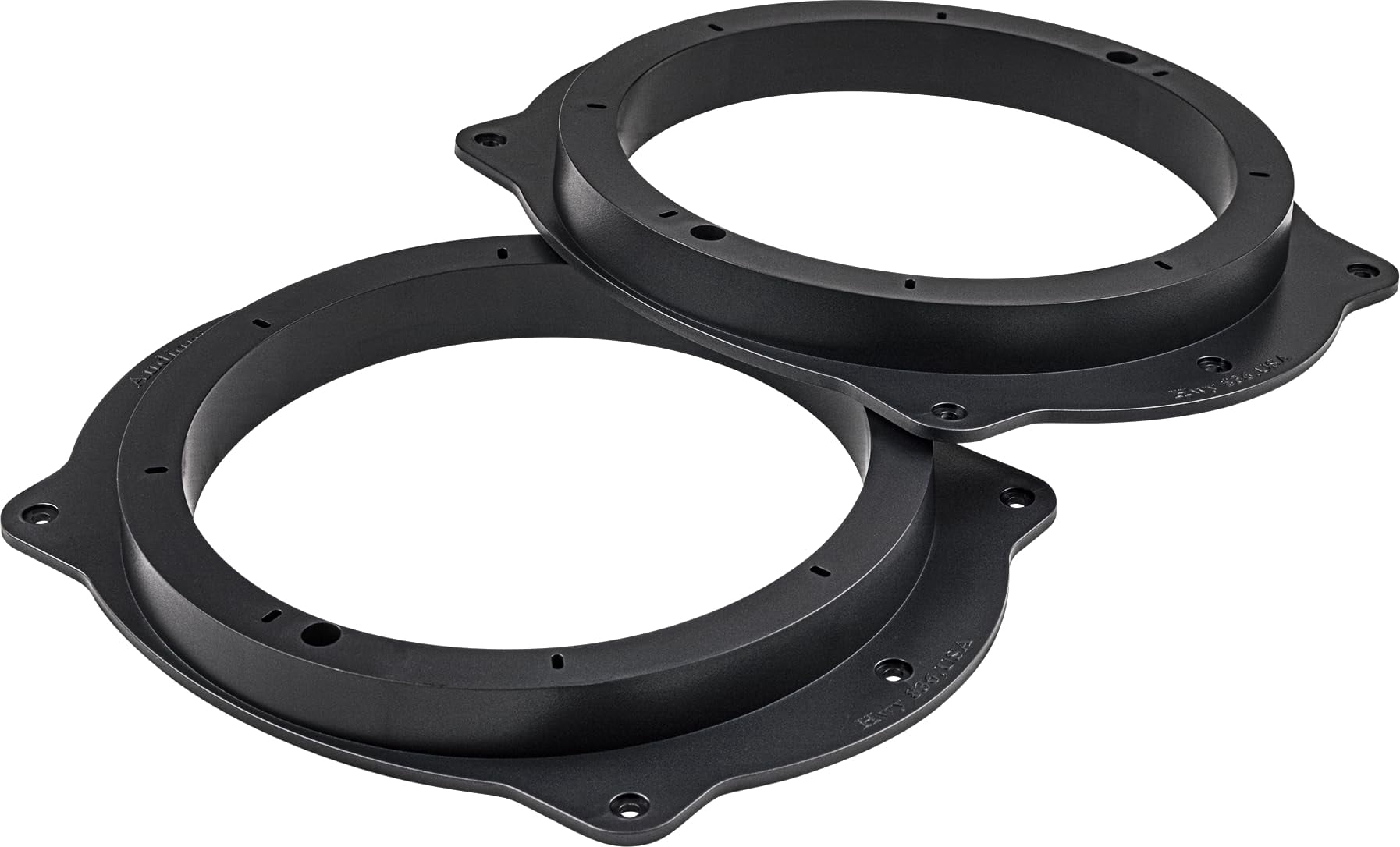 Audiopipe - Toyota 6x9" to 8" PVC Plastic Adapter Ring Spacer Black (Pair)