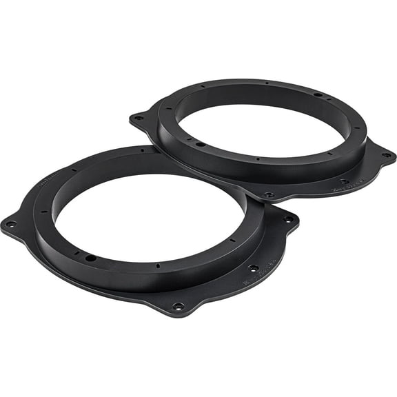 Audiopipe - Toyota 6x9" to 8" PVC Plastic Adapter Ring Spacer Black (Pair)