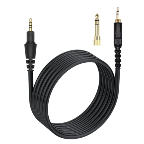 Audios Cable 3.5mm to 6.35mm Male Cord Compatible for HDJX5 X7S7 CUE1 Headphones Cord for Clear Sound Wire 200cm