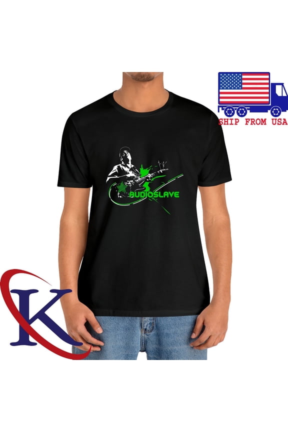 Audioslave Men's Black T-Shirt Size S-5XL