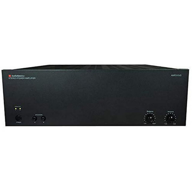 Audiosource AMP310VS 2-Channel Analog Power Amp - 150 Watts per Channel