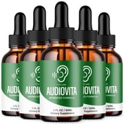Audiovita Advanced Formula Ear Health Support Drops Hearing Supplement Audio Vita 150 Servings