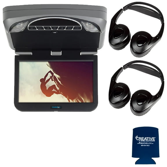 Audiovox Overhead Mobile Video MTGBAVX10 10.1" High Def System with DVD and HDMI with 2 pair of headphones