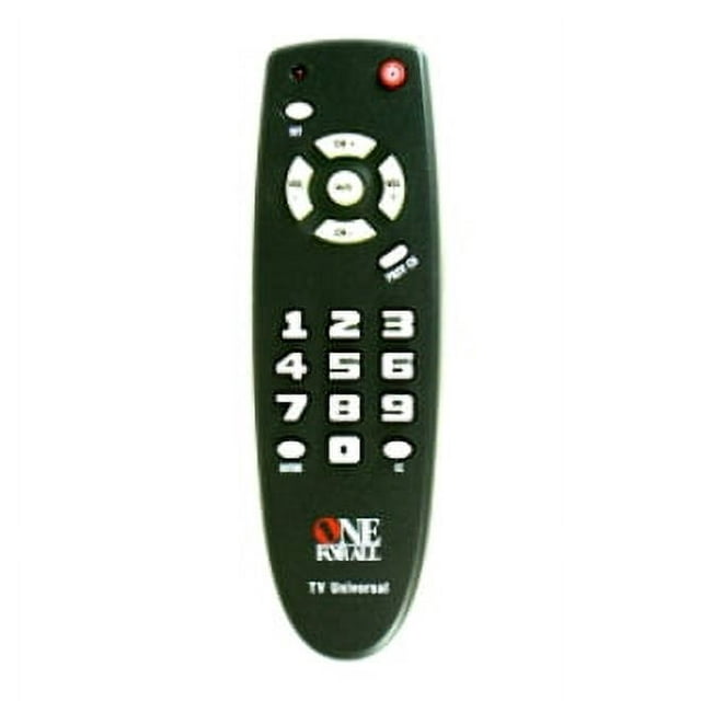 Audiovox Universal TV Remote with Glow in the Dark Buttons