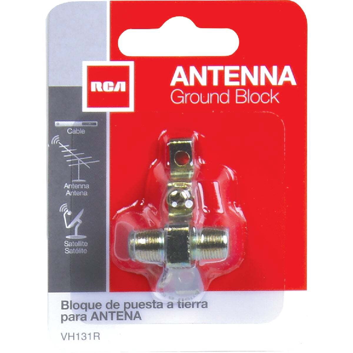 Rca Vh131r Single Coaxial Ground Block - Walmart.com