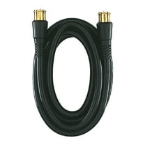RCA RG6 Coaxial Cable with F-Connectors (3 Ft.; Black), VH603RV1