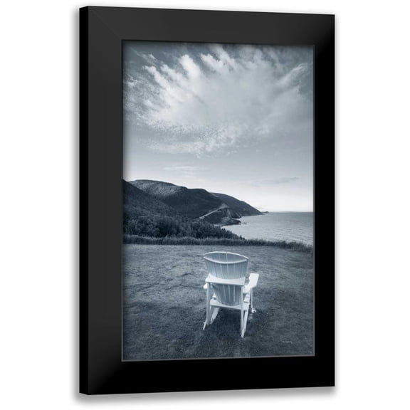 Audit, Lisa 10x14 Black Modern Framed Museum Art Print Titled - By the Sea IV no Border