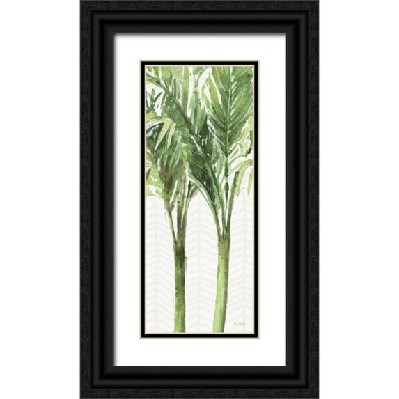 Audit, Lisa 10x18 Black Ornate Wood Framed with Double Matting Museum Art Print Titled - Mixed Greens XI