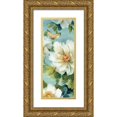 thumbnail image 1 of Audit, Lisa 10x18 Gold Ornate Wood Framed with Double Matting Museum Art Print Titled - Reflections IV, 1 of 4