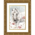 thumbnail image 1 of Audit, Lisa 11x14 Gold Ornate Wood Framed with Double Matting Museum Art Print Titled - Wild Horses II Crop, 1 of 4