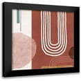 thumbnail image 1 of Audit, Lisa 12x12 Black Modern Framed Museum Art Print Titled - Sierra Abstract 03, 1 of 5