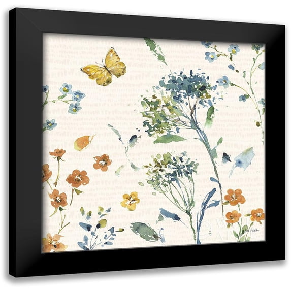 Audit, Lisa 12x12 Black Modern Framed Museum Art Print Titled - Zest of Happy III Rust