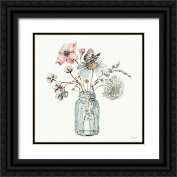 Audit, Lisa 12x12 Black Ornate Wood Framed with Double Matting Museum Art Print Titled - A Country Weekend IX