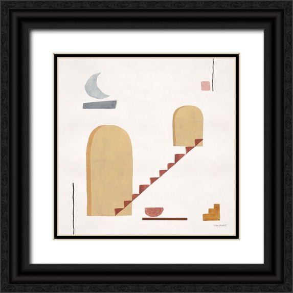 Audit, Lisa 12x12 Black Ornate Wood Framed with Double Matting Museum Art Print Titled - Mi Casa 02