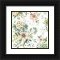 thumbnail image 1 of Audit, Lisa 12x12 Black Ornate Wood Framed with Double Matting Museum Art Print Titled - Mint Crush 14 on White, 1 of 4