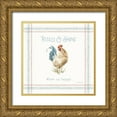 thumbnail image 1 of Audit, Lisa 12x12 Gold Ornate Wood Framed with Double Matting Museum Art Print Titled - Countryside XVII, 1 of 4