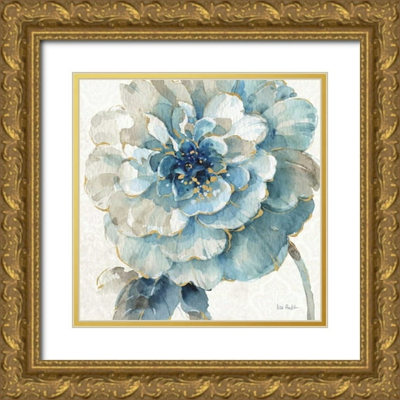 Audit, Lisa 12x12 Gold Ornate Wood Framed with Double Matting Museum Art Print Titled - Indigold VII