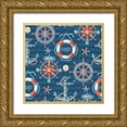 thumbnail image 1 of Audit, Lisa 12x12 Gold Ornate Wood Framed with Double Matting Museum Art Print Titled - Nautical Life Step 01B, 1 of 4