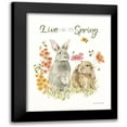 thumbnail image 1 of Audit, Lisa 12x14 Black Modern Framed Museum Art Print Titled - Hop on Spring VII, 1 of 5