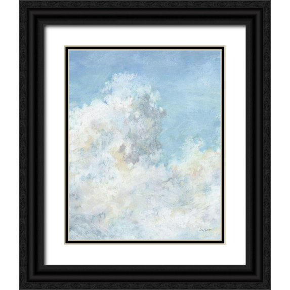 Audit, Lisa 12x14 Black Ornate Wood Framed with Double Matting Museum Art Print Titled - Heavenly Blue 05