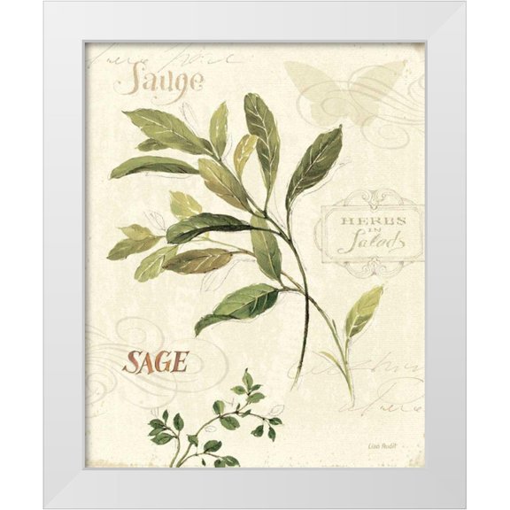 Audit, Lisa 12x14 White Modern Wood Framed Museum Art Print Titled - Aromantique IV