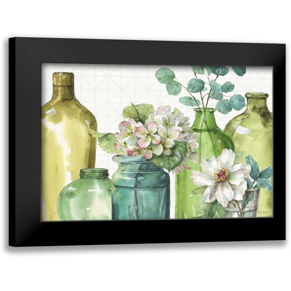 Audit, Lisa 14x11 Black Modern Framed Museum Art Print Titled - Mixed Greens XLIX