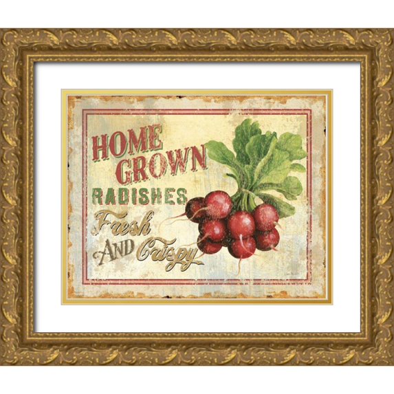 Audit, Lisa 14x12 Gold Ornate Wood Framed with Double Matting Museum Art Print Titled - Fresh IV