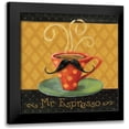 thumbnail image 1 of Audit, Lisa 15x15 Black Modern Framed Museum Art Print Titled - Cafe Moustache III Square, 1 of 5
