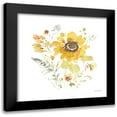 thumbnail image 1 of Audit, Lisa 15x15 Black Modern Framed Museum Art Print Titled - Sunflowers Forever 09, 1 of 5