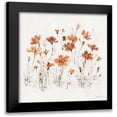 thumbnail image 1 of Audit, Lisa 15x15 Black Modern Framed Museum Art Print Titled - Wildflowers III Orange, 1 of 5