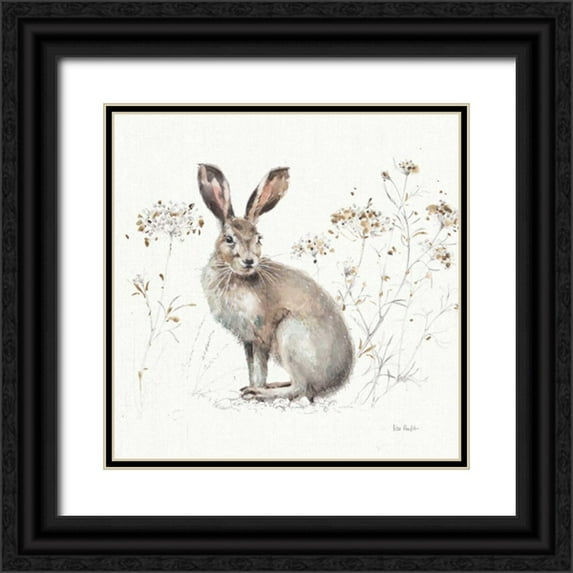 Audit, Lisa 15x15 Black Ornate Wood Framed with Double Matting Museum Art Print Titled - A Woodland Walk XIII
