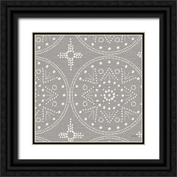 Audit, Lisa 15x15 Black Ornate Wood Framed with Double Matting Museum Art Print Titled - A Woodland Walk XXIV
