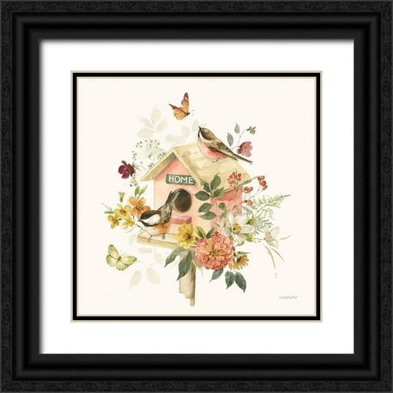 Audit, Lisa 15x15 Black Ornate Wood Framed with Double Matting Museum Art Print Titled - Blessed by Nature XIV