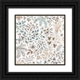 thumbnail image 1 of Audit, Lisa 15x15 Black Ornate Wood Framed with Double Matting Museum Art Print Titled - Forest Friends Step 02B, 1 of 4