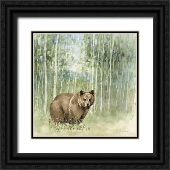 Audit, Lisa 15x15 Black Ornate Wood Framed with Double Matting Museum Art Print Titled - Natures Call VI