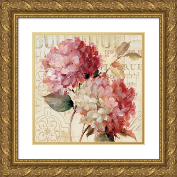 Audit, Lisa 15x15 Gold Ornate Wood Framed with Double Matting Museum Art Print Titled - Harmonious V v.2