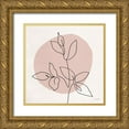 thumbnail image 1 of Audit, Lisa 15x15 Gold Ornate Wood Framed with Double Matting Museum Art Print Titled - Just Leaves 04, 1 of 4