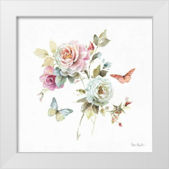 Audit, Lisa 15x15 White Modern Wood Framed Museum Art Print Titled - Beautiful Romance VII