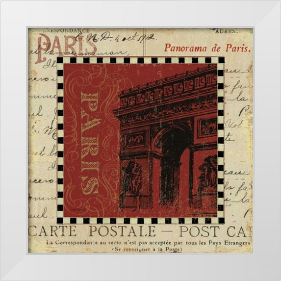 Audit, Lisa 15x15 White Modern Wood Framed Museum Art Print Titled - La Tour II