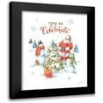 thumbnail image 1 of Audit, Lisa 15x18 Black Modern Framed Museum Art Print Titled - Welcoming Santa 04, 1 of 5