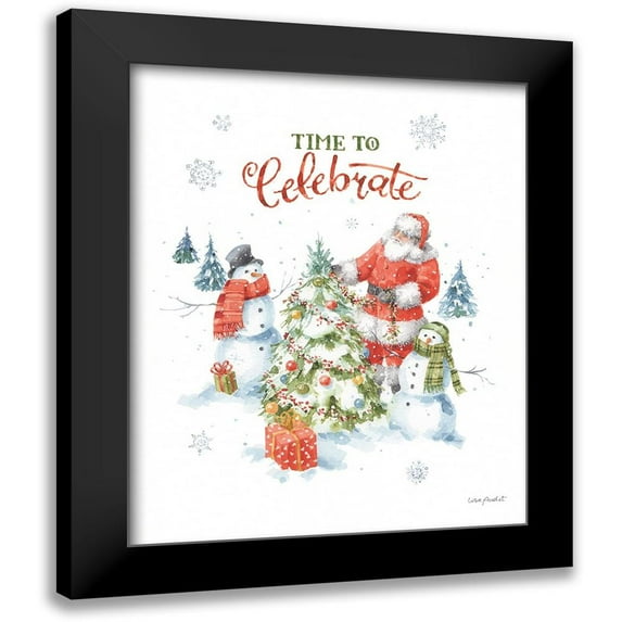 Audit, Lisa 15x18 Black Modern Framed Museum Art Print Titled - Welcoming Santa 04