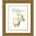 thumbnail image 1 of Audit, Lisa 15x18 Gold Ornate Wood Framed with Double Matting Museum Art Print Titled - Sweet Little Pleasures IV, 1 of 4
