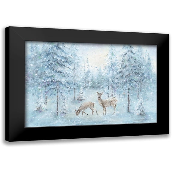 Audit, Lisa 18x13 Black Modern Framed Museum Art Print Titled - Let it Snow 02