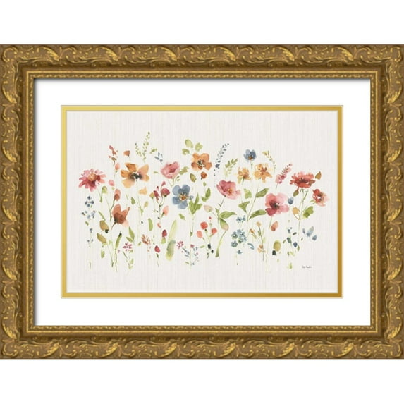 Audit, Lisa 18x13 Gold Ornate Wood Framed with Double Matting Museum Art Print Titled - Time to Share VII