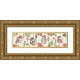 thumbnail image 1 of Audit, Lisa 18x8 Gold Ornate Wood Framed with Double Matting Museum Art Print Titled - Woodland Holiday VI, 1 of 4