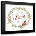 thumbnail image 1 of Audit, Lisa 20x20 Black Modern Framed Museum Art Print Titled - A Christmas Weekend VII Love, 1 of 5