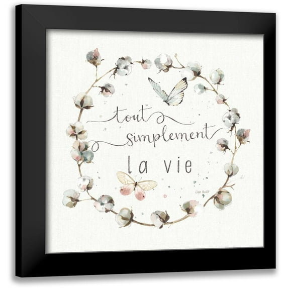 Audit, Lisa 20x20 Black Modern Framed Museum Art Print Titled - A Country Weekend XVIII French