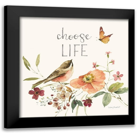 Audit, Lisa 20x20 Black Modern Framed Museum Art Print Titled - Blessed by Nature XVIII