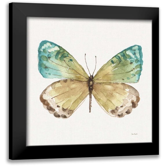 Audit, Lisa 20x20 Black Modern Framed Museum Art Print Titled - Colorful Breeze XIV